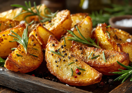 Хрустящая картошка по-деревенски: рецепт, который всегда работает