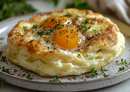 Вкуснее омлета и глазуньи: яйца «Орсини» — желтки, запеченные во взбитых белках