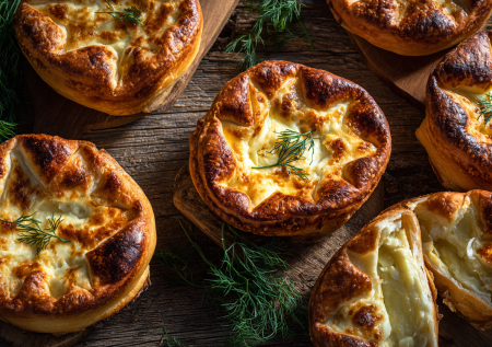 Дучмак — татарские ватрушки с картошкой: готовим за час, съедаем за минуту!