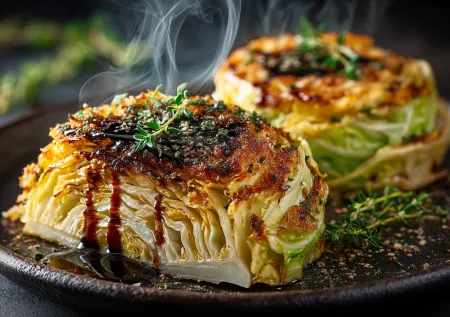 Итальянский акцент в русской кухне: готовим капустные стейки с пармезаном