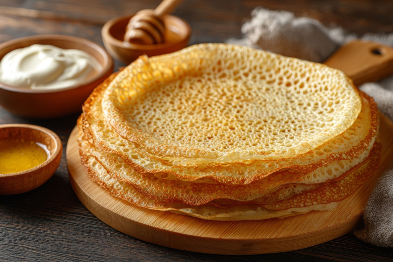 Пышные блины на кефире как у бабушки: простой рецепт