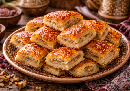 Назук — ароматный слоеный пирог родом из Армении, который покоряет с первого кусочка