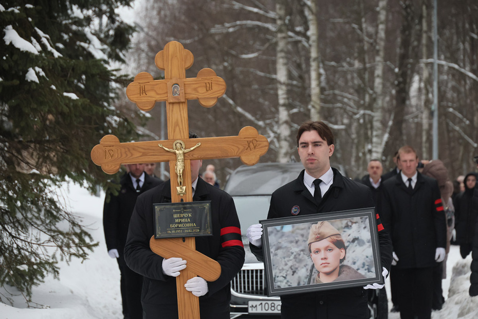 Церемония прощания с актрисой Ириной Шевчук в Москве