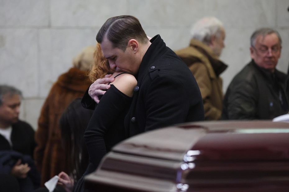 Церемония прощания с актрисой Ириной Шевчук в Большом зале ЦКБ в Москве