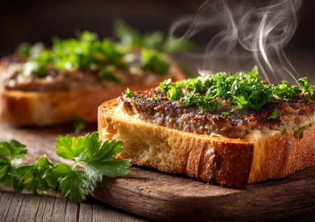 Один раз съели и подсели: гренки с печенью — простая и вкусная закуска к столу