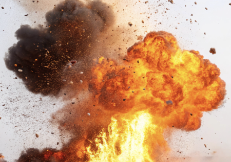 В Сети появились кадры пожара на борту атакованного в Омане танкера