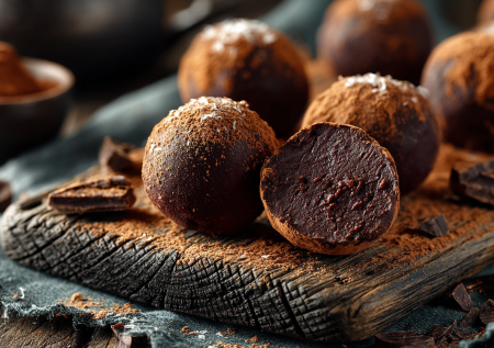 Эти шоколадные трюфели — лучший подарок любимым женщинам на 8 Марта. Всего 4 ингредиента, никакой выпечки, а вкус — как в кондитерской