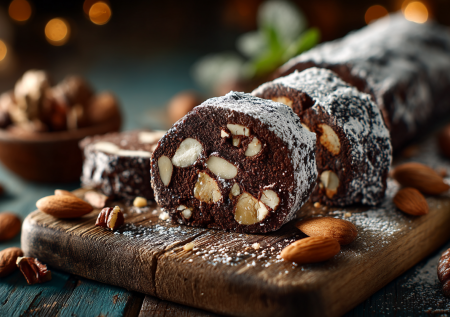 Эта шоколадная колбаска — тот самый вкус детства, который возвращает в беззаботное время. Ностальгический десерт без выпечки