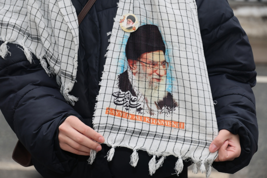 Обстановка у посольства Ирана в Москве