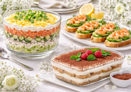 ИИ определил 3 самых популярных рецепта на 8 Марта: их обожают женщины — салат, бутерброды и десерт