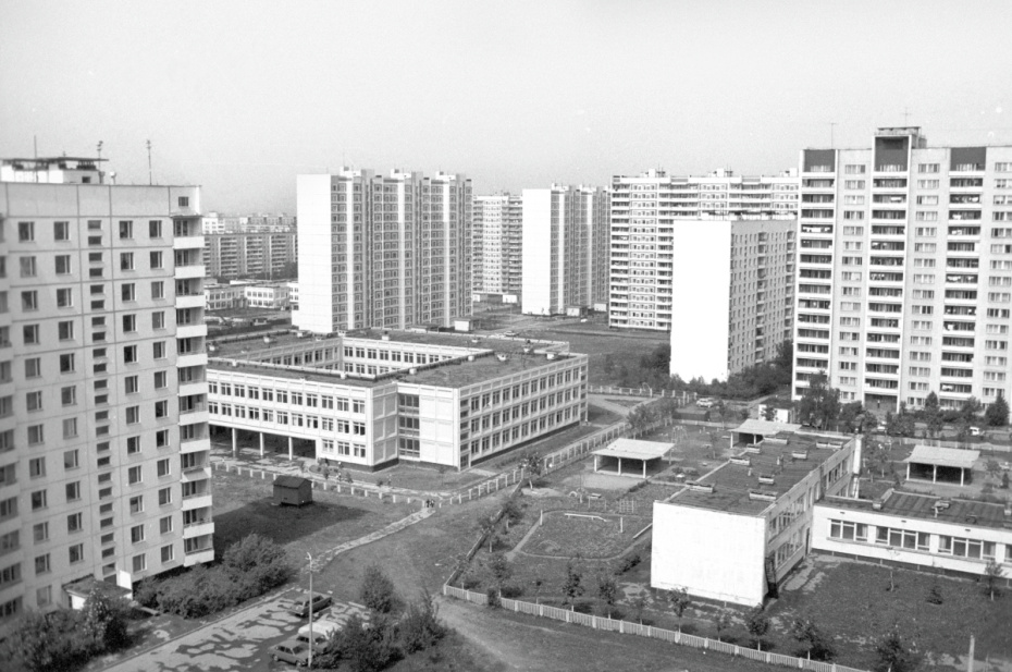 Застройка Брежневского (ныне Черемушкинский) района Москвы, 1984 год