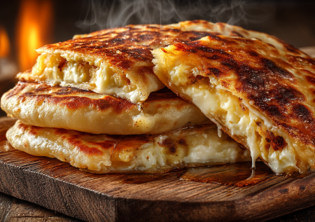 Сытные лепешки с картофелем и сыром — простой рецепт для завтрака и ужина