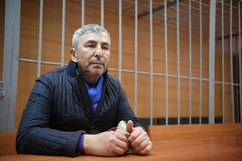 Бизнесмен и экс-сенатор Умар Джабраилов на заседании в Тверском суде, где рассматривается уголовное дело по факту хулиганства в московской гостинице, 2017 год