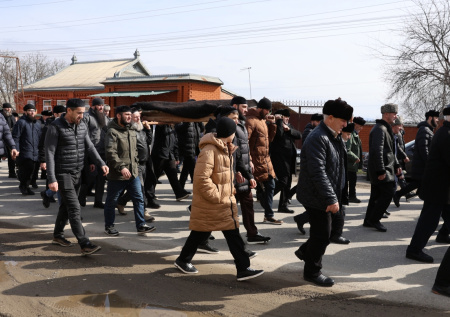 Похороны Джабраилова попали на видео