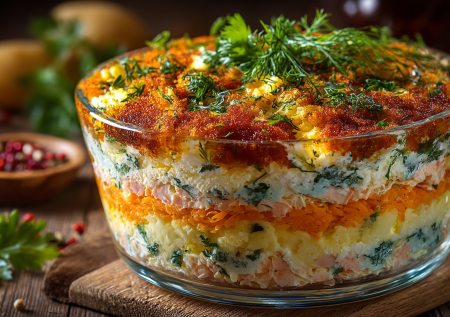 Салат «Марфушка» на 8 Марта — простой, нежный и праздничный рецепт без лишних хлопот