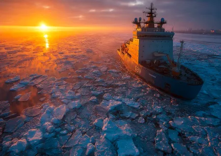 Эстония вызвала российского поверенного из-за ледокола в Финском заливе