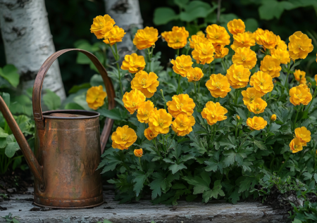 Бросила семена в мартовский снег — в июне любуюсь на клумбы из янтарных бусин, усыпавших сад словно драгоценности