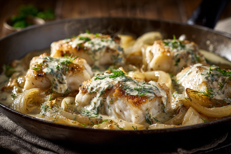 Минтай с луком: простой рецепт