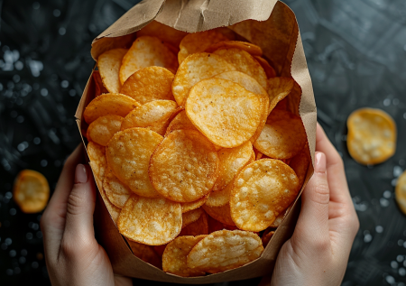 Картофельные чипсы в микроволновке: чесночная вкуснота на закуску для посиделок и просмотра кино