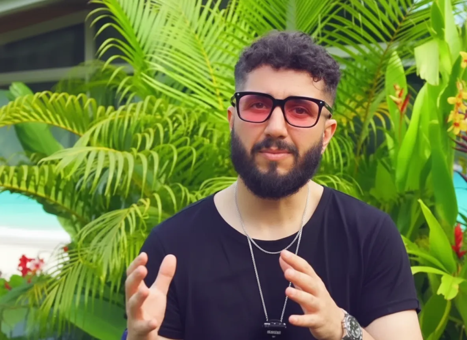 Артур Сита (настоящая фамилия — Мамедов) в представлении ИИ