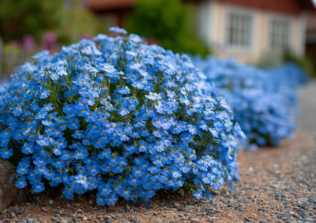 Голубое облако на земле: посадите — и клумба превратится в нежные подушки из сотен цветков