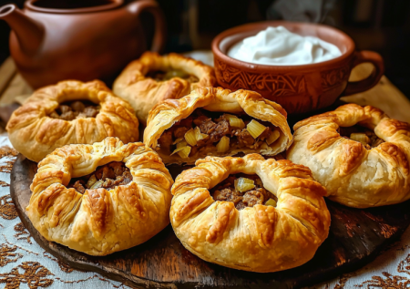 Маленькие, да удаленькие! Сочные пирожки с мясом по-татарски: вак-бэлиши