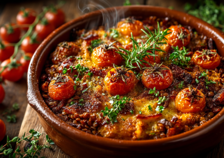 Забыли про кашу: делаю на ужин эту чечевичную запеканку. Сытно, бюджетно, а аромат — как из лучшего паба