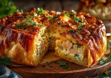 Дрожжевое тесто, которое не подведет: секрет идеального пирога с нежной горбушей и ароматным рисом