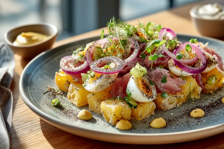 Слоеный салат с селедкой, но не «шуба» — попробуйте «Немецкий завтрак»