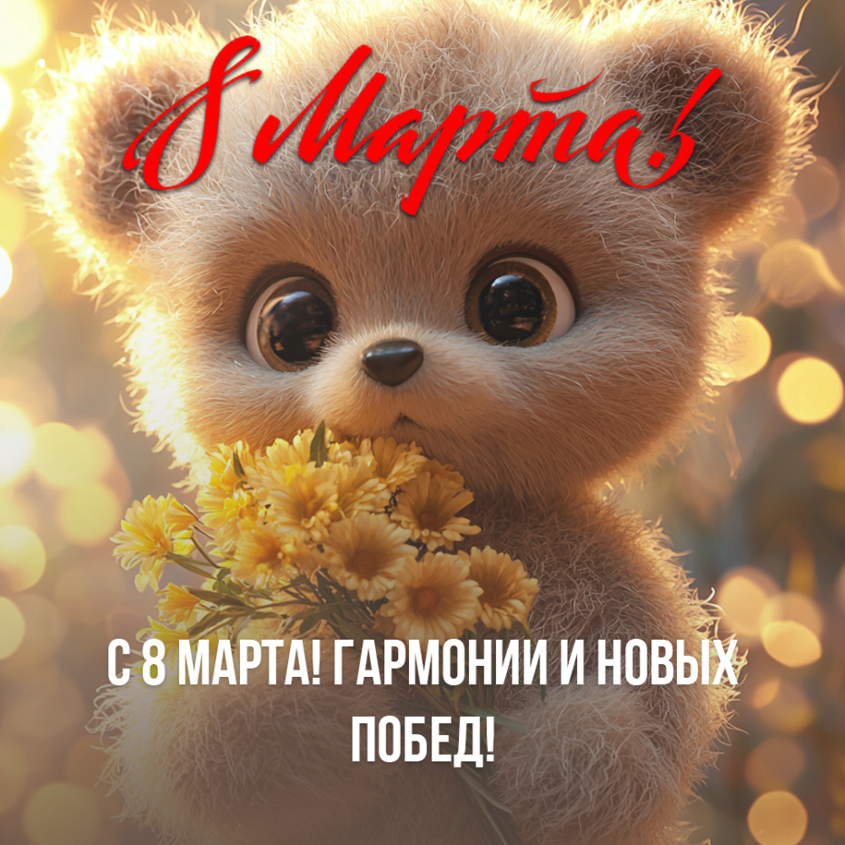 Поздравление на Восьмое марта