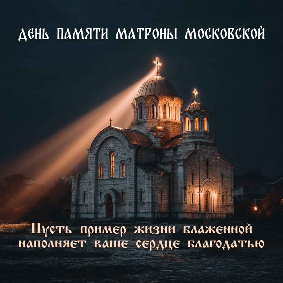 День памяти Матроны Московской — картинки и открытки бесплатно