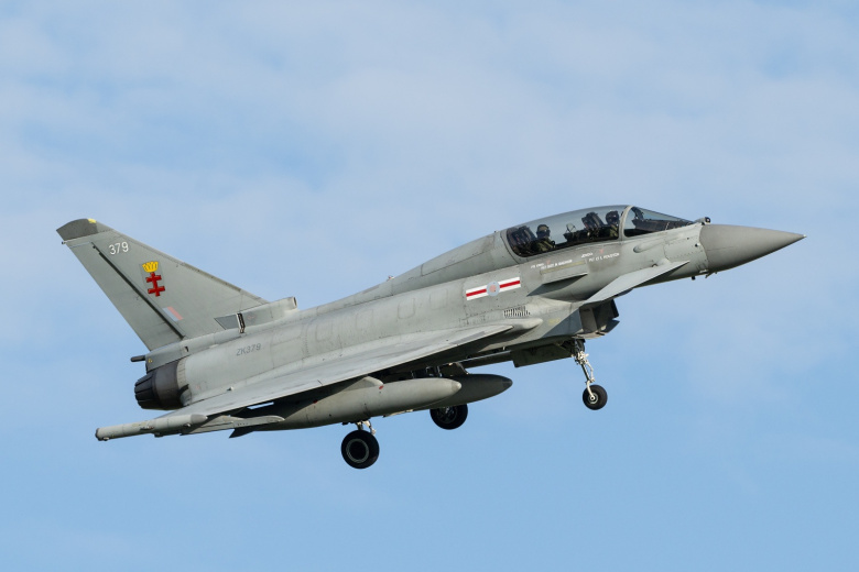 Истребитель Typhoon FGR4 ВВС Великобритании