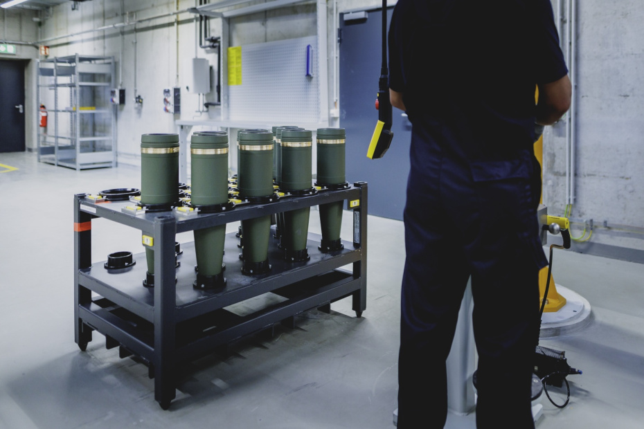 Производство 155-мм артиллерийских боеприпасов компанией Rheinmetall