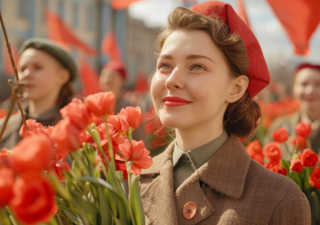 С весной вас, товарищи: как в СССР отмечали Международный женский день