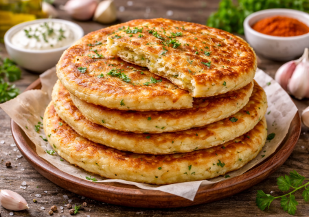 Съедаются по 10 штук за раз! Картофельные лепешки с паприкой и чесноком — дрожжевой рецепт, который получается у всех