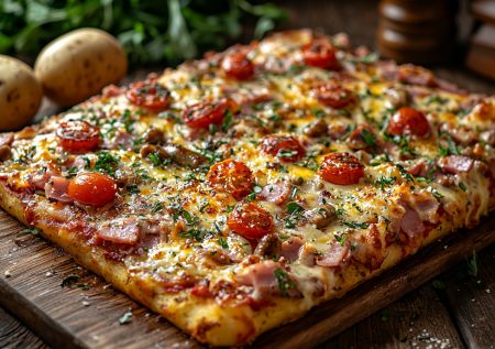 Просто натрите 3 картофелины, и получите лепешку вкуснее пиццы: из доступных продуктов