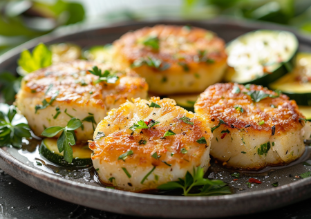 Никто не верит, что это так просто: котлеты из крабовых палочек с цукини