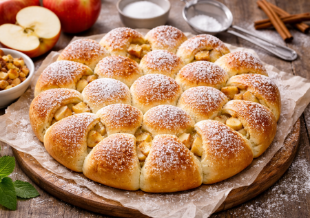 Какая может быть шарлотка: семья подсела на «Яблочные дольки» — необычный отрывной пирог
