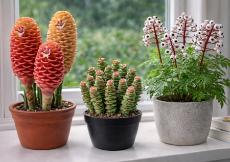 Таких «инопланетян» вы точно не видели: 3 комнатных растения, которые поражают своей необычностью