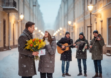 Юрист ответил, чем грозит слишком громкое поздравление с 8 Марта на улице