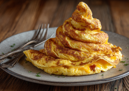 Омлет «Торнадо»: любимое блюдо из яиц — кроме соли и капли молока, больше ничего не понадобится