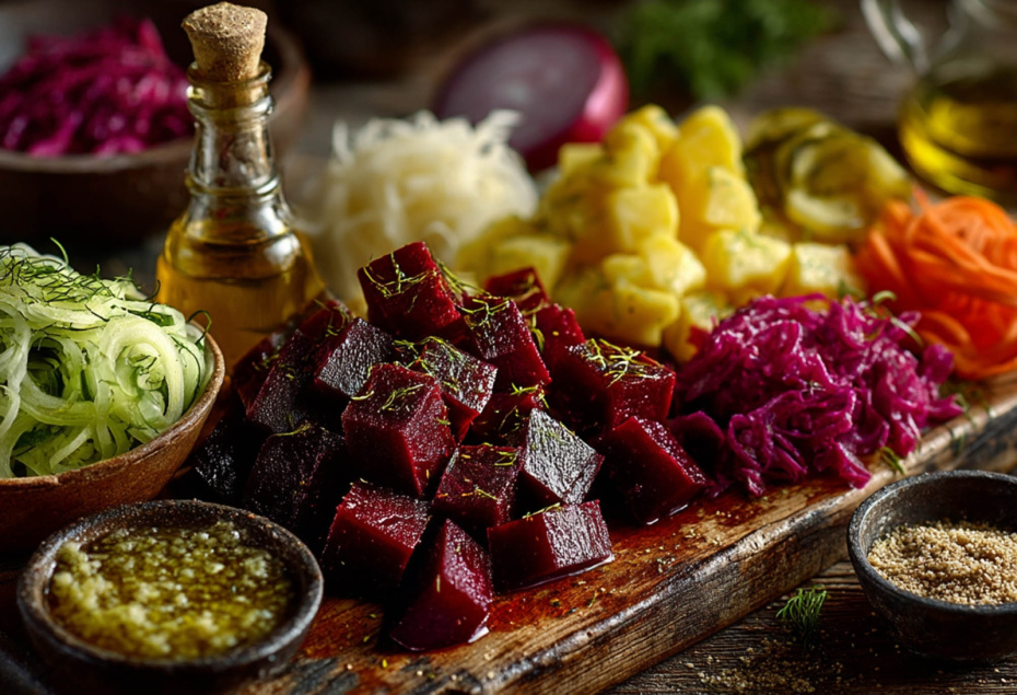 Бабушкин секрет винегрета: идеальный салат с ярким хрустом