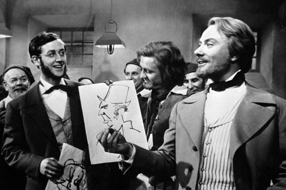 Актер Андрей Миронов в роли Энгельса (справа) в фильме Григория Рошаля «Год, как жизнь»