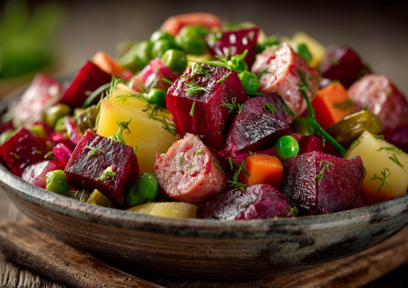 Винегрет по-домашнему: добавка, которая превращает салат в ужин