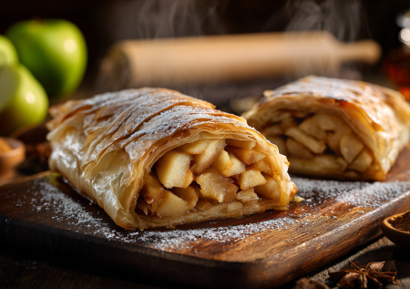 Яблочный пирог по-американски: секрет сочной начинки с кленовым сиропом