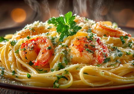 Паста с морепродуктами, от которой любимая будет в восторге