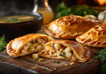 Выпечка с душой: домашние эчпочмаки. Простое дрожжевое тесто и начинка из трех ингредиентов, а на выходе — сытный кулинарный шедевр