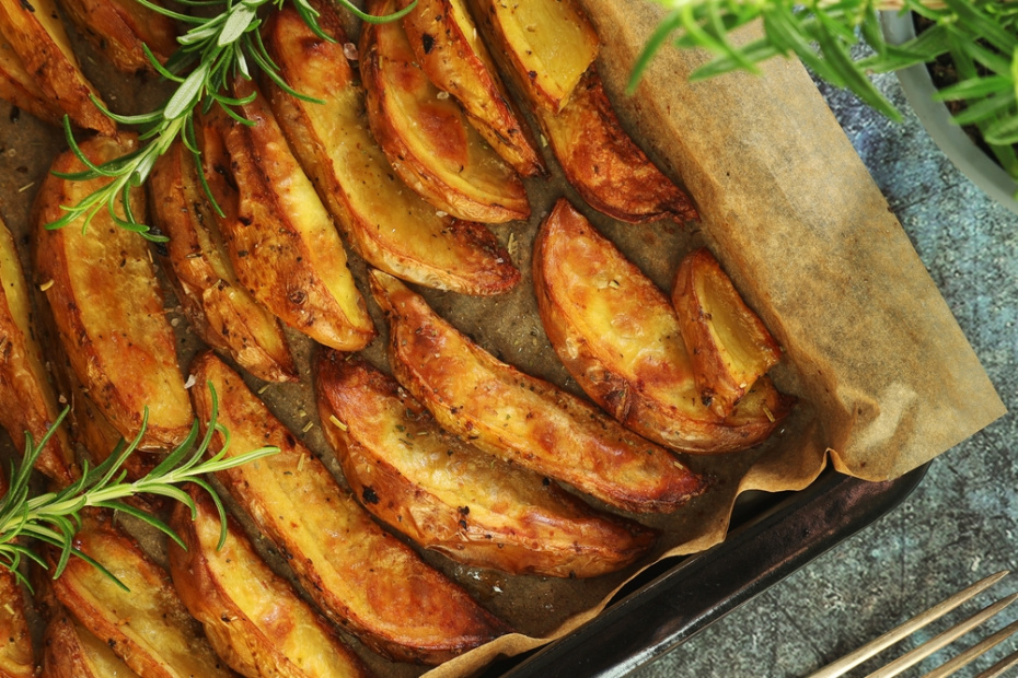 Жареная картошка по-деревенски с секретом