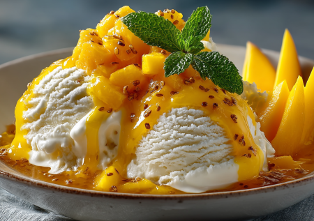 Этот соус — мой секрет превращения простого мороженого в ресторанный десерт. Всего 5 минут на плите, и у вас — бархатный тропический топинг