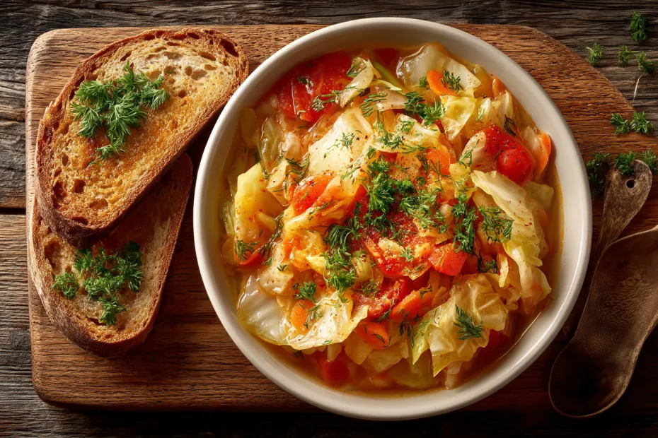 Тушеная капуста без томатной пасты